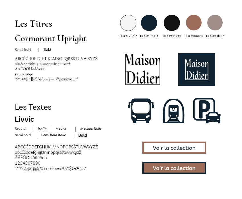 photo de la charte graphique